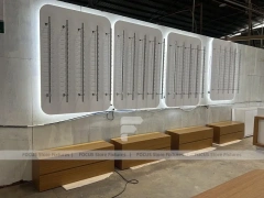 Workshop Display System Vision Retail Mockup for Premium Eyewear Boutique