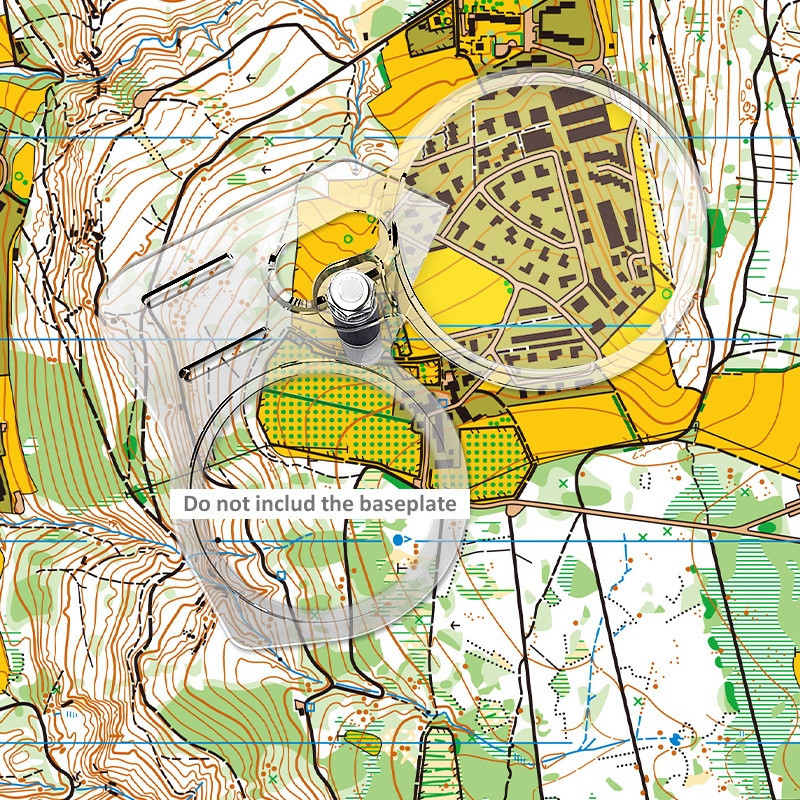 KanPas Orienteering Magnifier For Thumb Compass  #L-47 & L-49