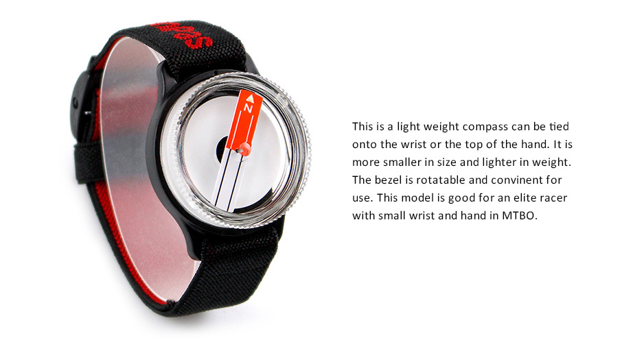 Professional orienteering compass with stable needle for competitive racing.