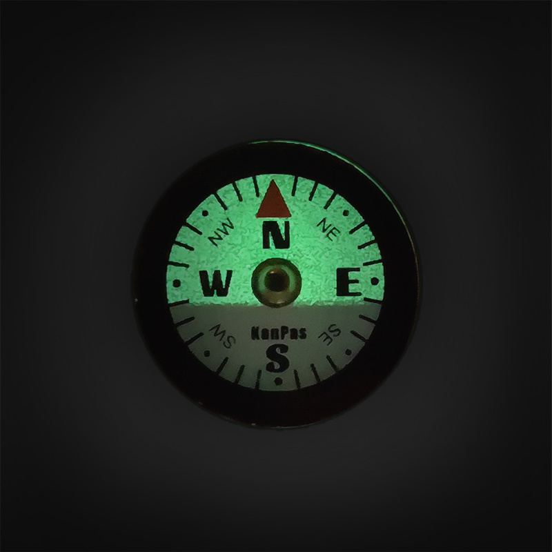 KanPas Luminous Button Compass #A-25