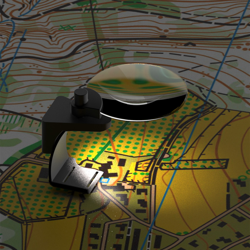 Kanpas Lucis PMT-62/M | World's First Integrated Orienteering Map Light