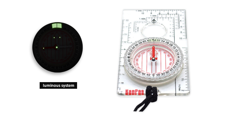KANPAS luminous compass for outdoors /expeditions compass