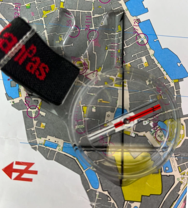 KANPAS elite thumb compass with fixed capsule / MA-48-F