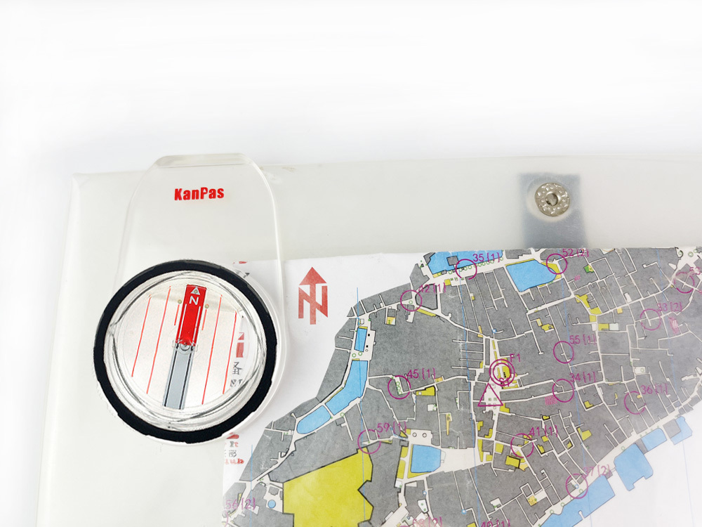 KanPas MTBO  Map Board Clip Compass #MTB-45-FS Stable