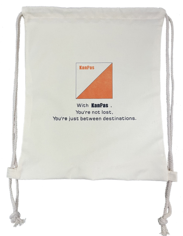 KANPAS High Quality Canvas drawstring Bag  /PB-02