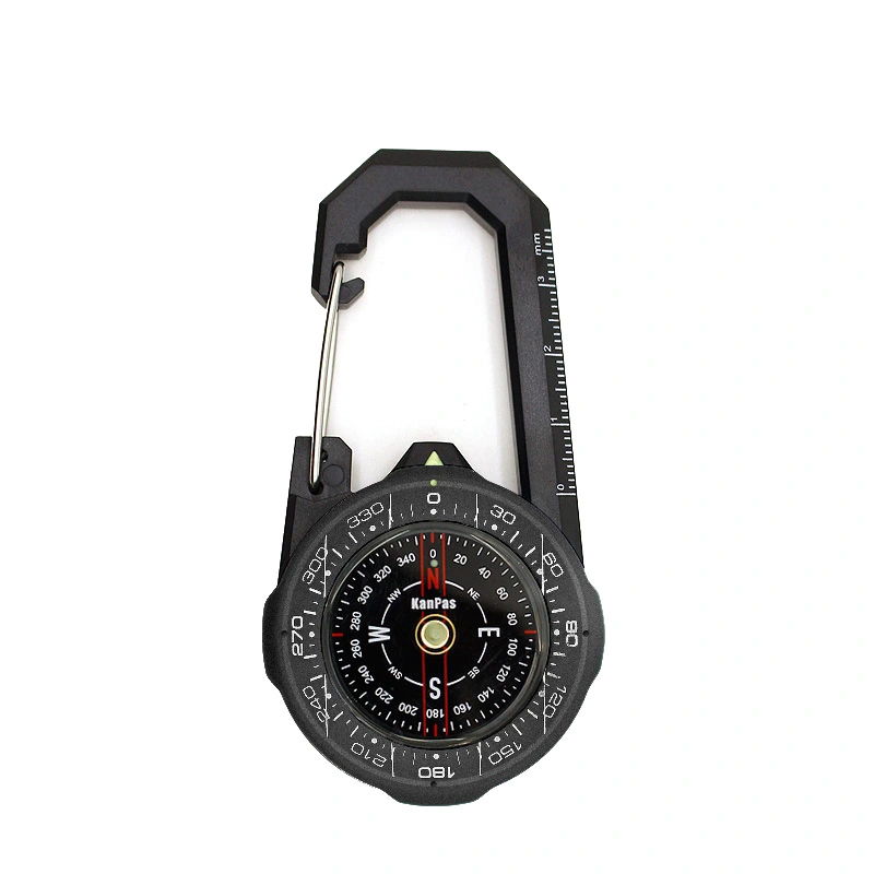 KanPas Outdoor carabiner compass for backpacking / #CA-37