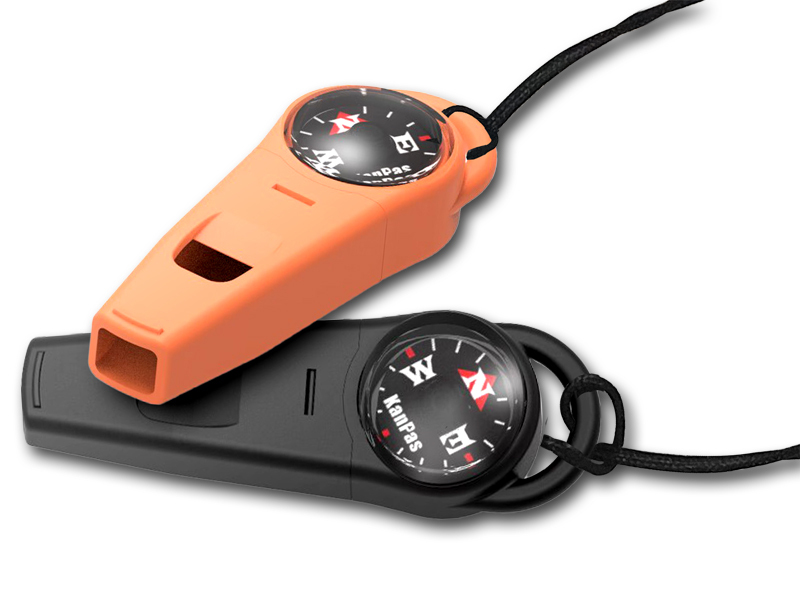 KANPAS  high pitch whistle with mini professional compass/ TW-14-S