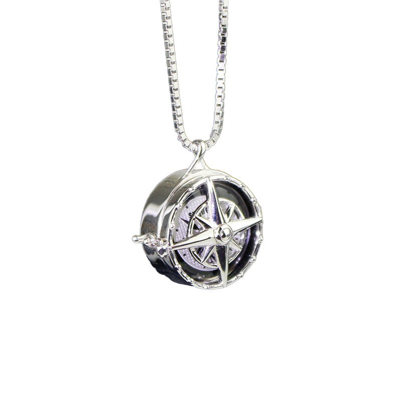 adventurer in mind,KANPAS 925 sterling silver Jewelry workable compass/  durable compass /S-20