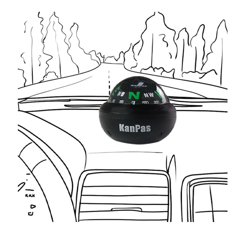 KanPas Vehical dashboard ball compass   #V-39