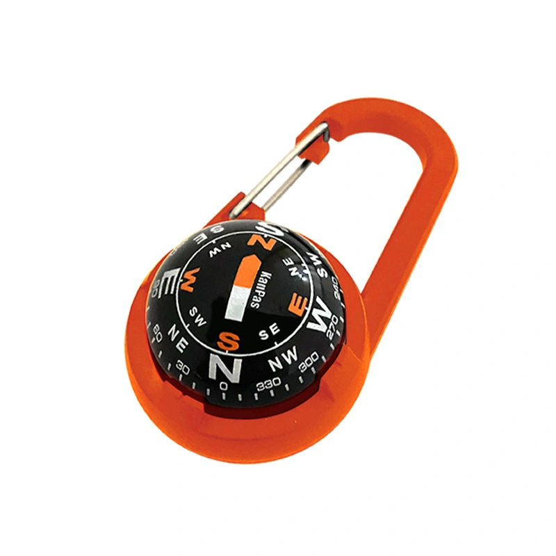 KanPas carabiner style EDC ball Compass   #CAV-30