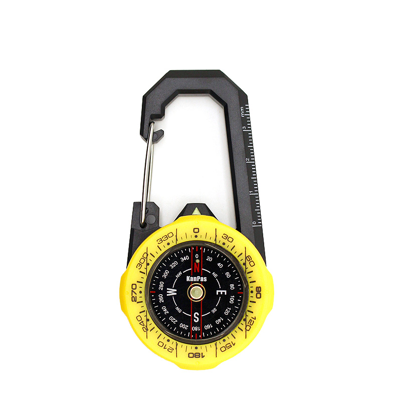 KanPas Outdoor carabiner compass for backpacking