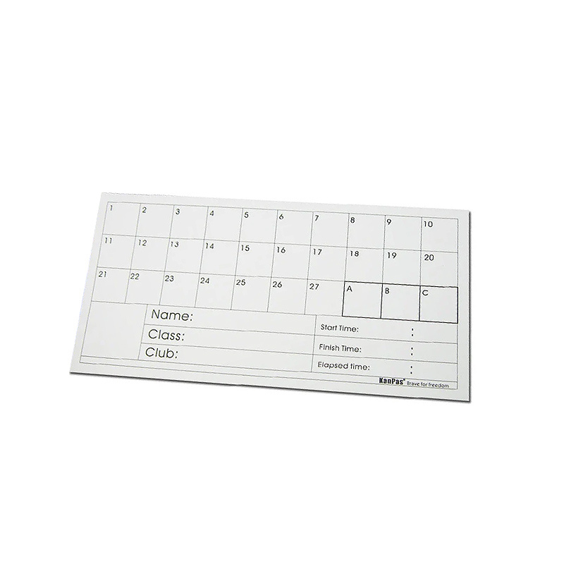 KanPas Punch Cards/pack of 25pcs