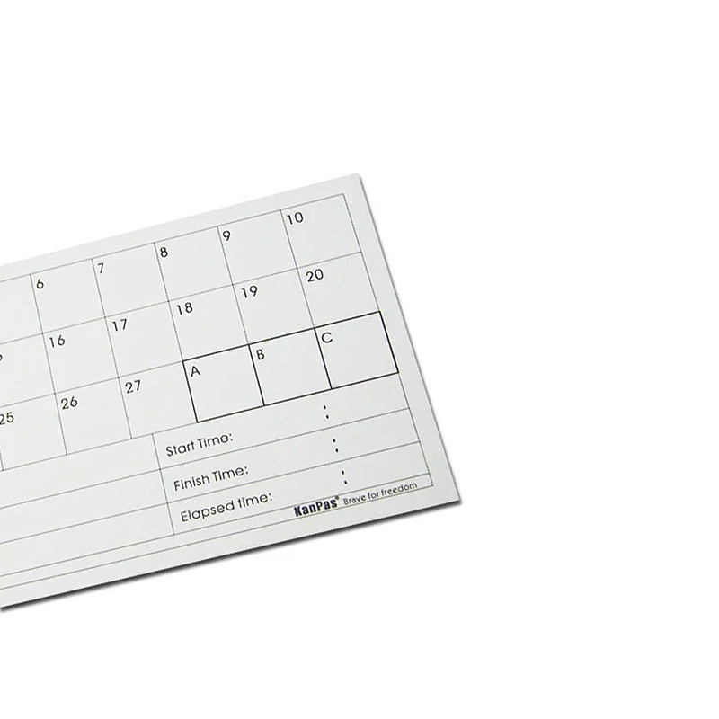 KanPas Punch Cards/pack of 25pcs