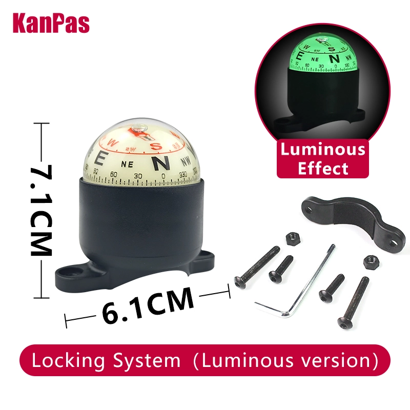 KanPas screw lock handlebar ball Compass for bike/cycle/ATV  #BK-40-L & BK-40