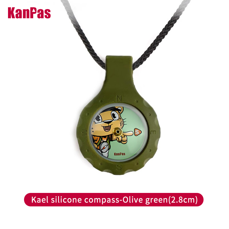 KanPas kael outdoor and city compass with silicon house #Si-28/38-kl