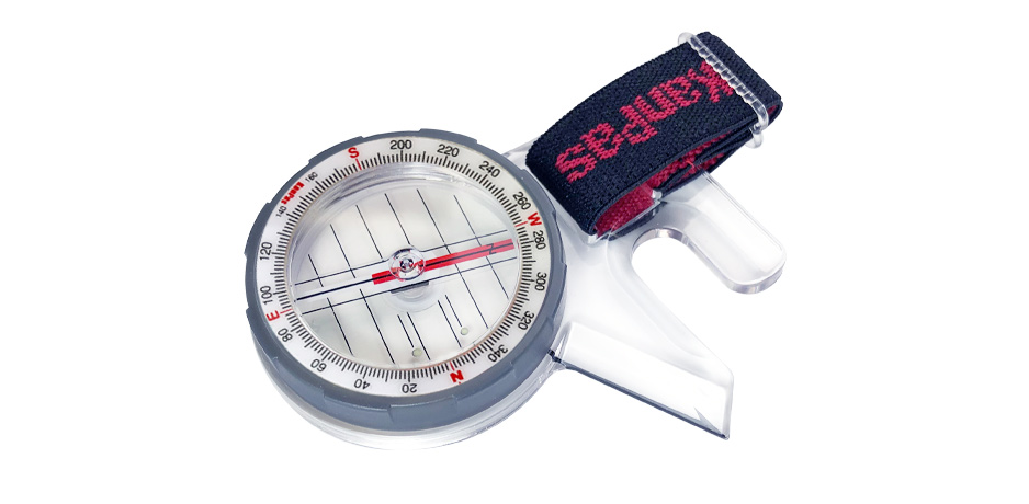 Comparison of left-hand vs right-hand thumb compass models.