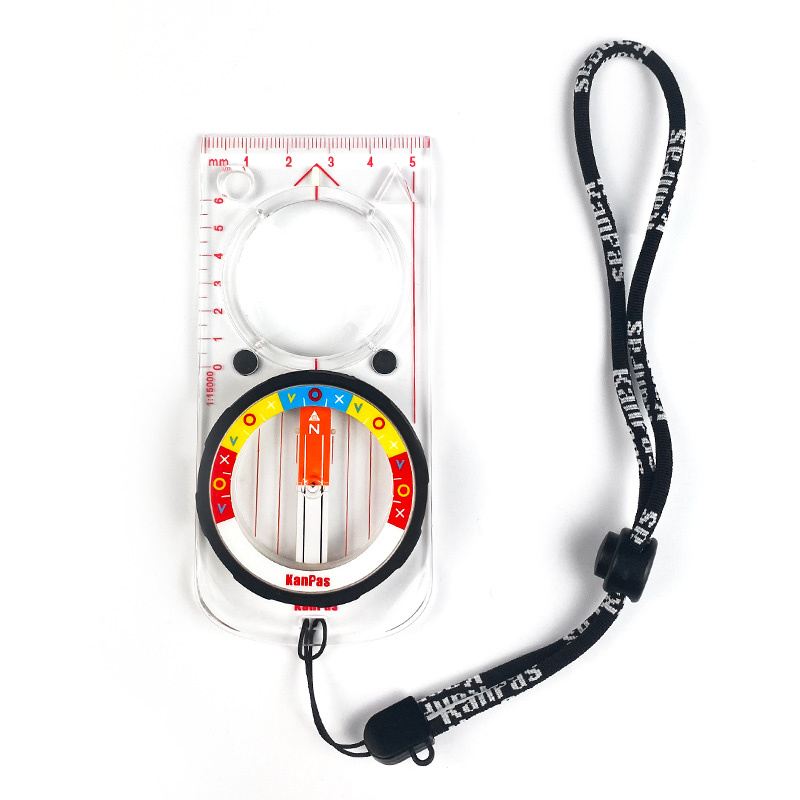 KanPas NEW Elite BasePlate Orienteering Compass With Magnifier #MAGL-45-FS Stable