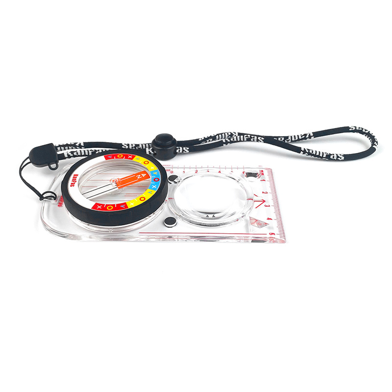 KanPas NEW Elite BasePlate Orienteering Compass With Magnifier #MAGL-45-FS Stable