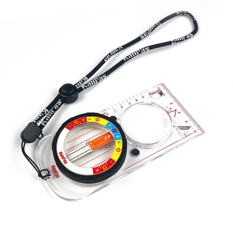 KanPas NEW Elite BasePlate Orienteering Compass With Magnifier #MAGL-45-FS Stable