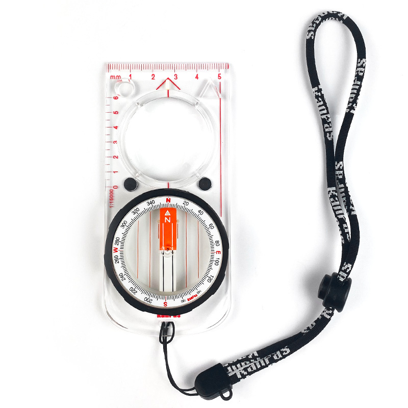 KanPas NEW Elite BasePlate Orienteering Compass With Magnifier #MAGL-45-FS Stable