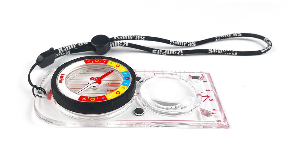 1:10,000 and 1:15,000 map scales on an orienteering baseplate compass