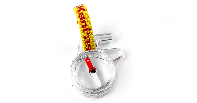 Affordable orienteering compass for school sports and outdoor education.