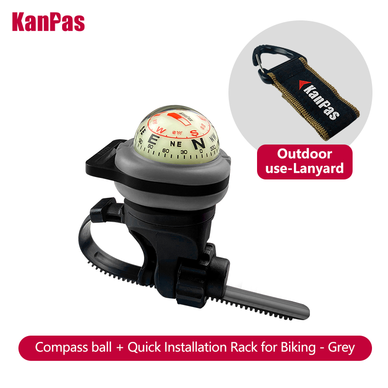 Kanpas Switchorb CAB-30L | Detachable Dual-Scale Compass for Bike