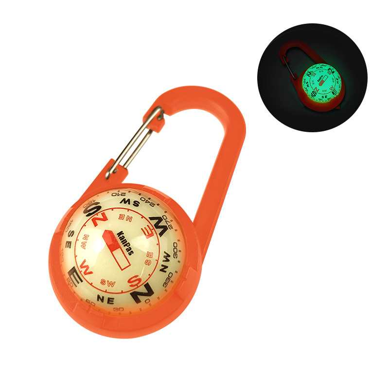 KanPas carabiner style EDC ball Compass / luminous version  available / CAV-30  & CAV-30-L