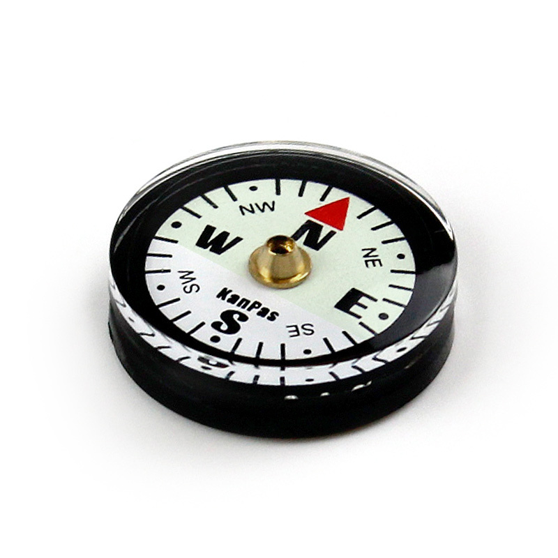 KanPas Iceage version Luminous Button Compass / A-25-S