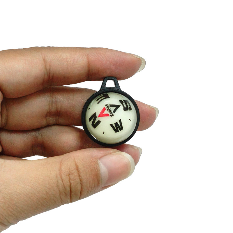 KanPas  EDC spherical Compass for backpack zipper puller ,can be used in non horizontal states / EDC-V20
