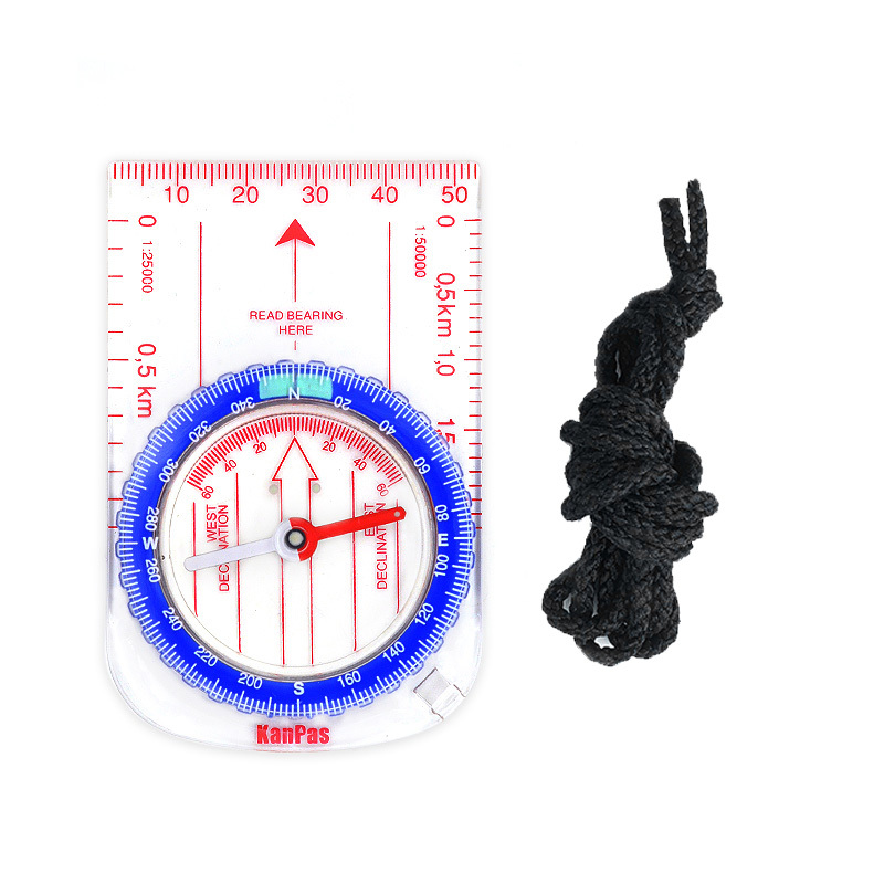 KanPas Beginner Orienteering Baseplate Compass / MA-47-4S