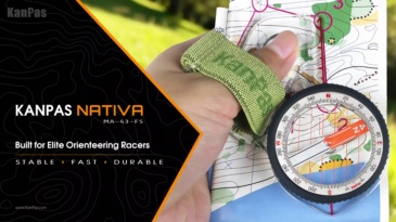 KanPas Elite Competition Orienteering Compass/ Nativa MA-43FS