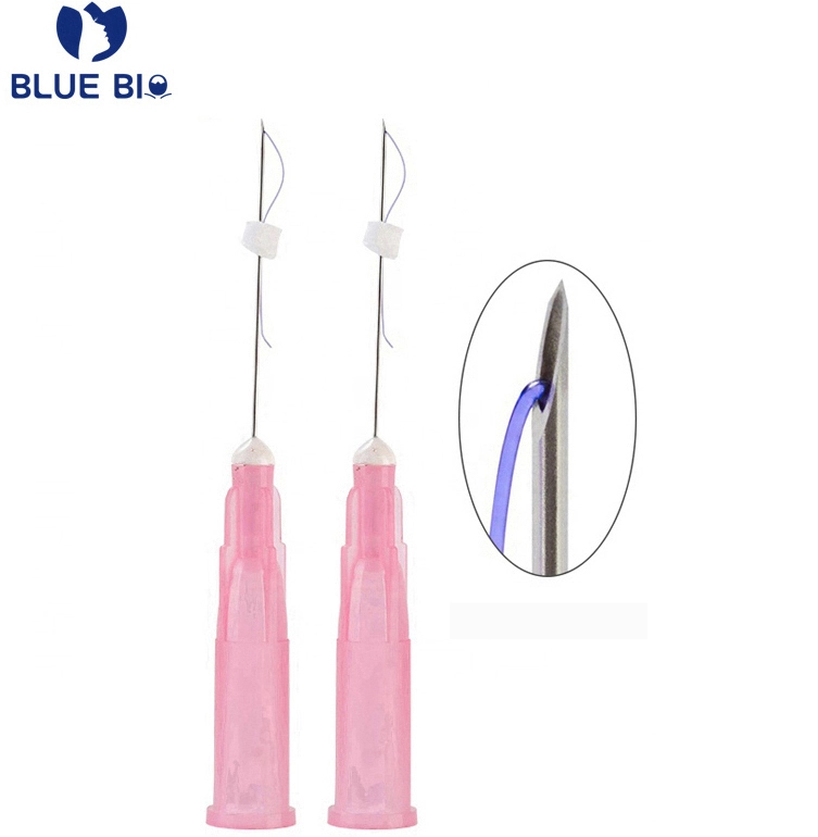 Korea Beauty Anti-Aging Filling Absorbable Sharp Needle 26g 27g 29g 30g Face Lifting Smooth Mono Pdo Thread Lift
