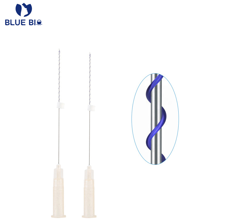 Sharp Needle Medical Face Skin Tightening Wrinkle 26g - 30g Pdo Thread Lifting Screw Pdo Thread Lift