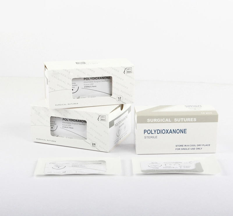 Medical Disposable Surgical Polyglactin 910 /Vicryl / PGA / PDO / silk / nylon / Chromic catgut Polypropylene Surgical Suture