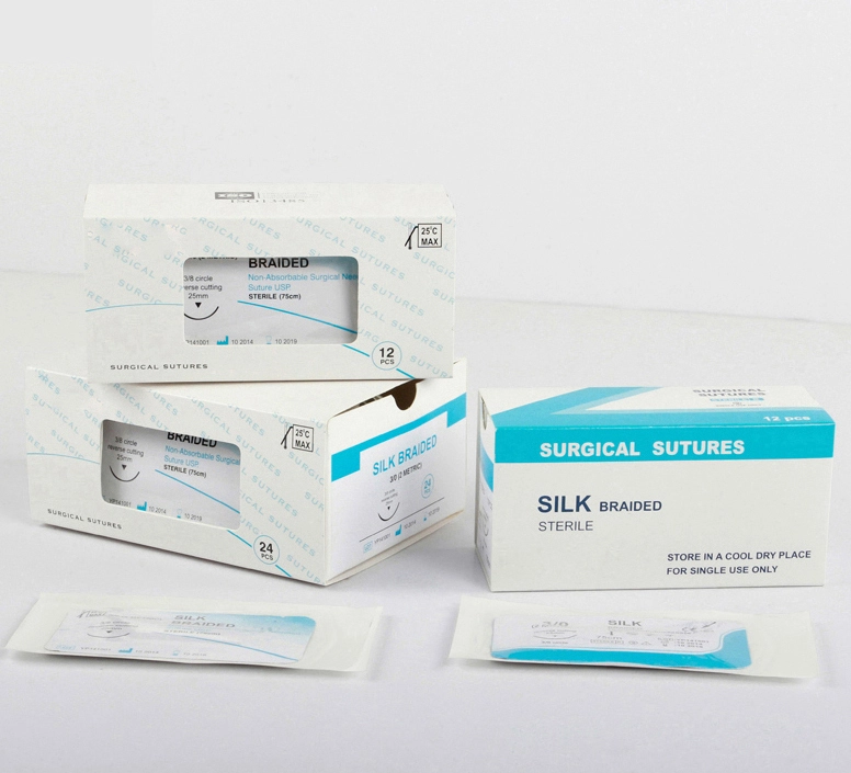 Medical Disposable Surgical Polyglactin 910 /Vicryl / PGA / PDO / silk / nylon / Chromic catgut Polypropylene Surgical Suture