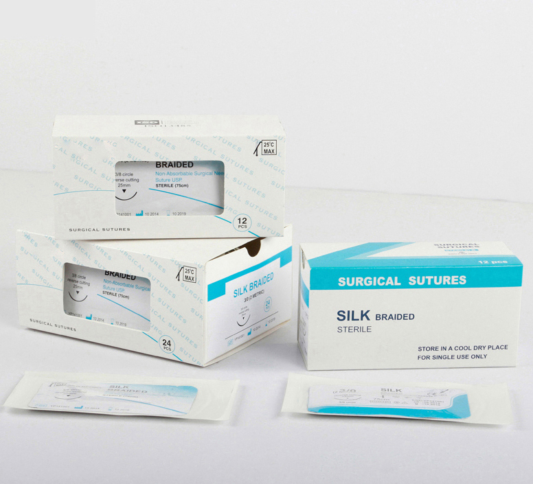 Medical Disposable Surgical Polyglactin 910 /Vicryl / PGA / PDO / silk / nylon / Chromic catgut Polypropylene Surgical Suture