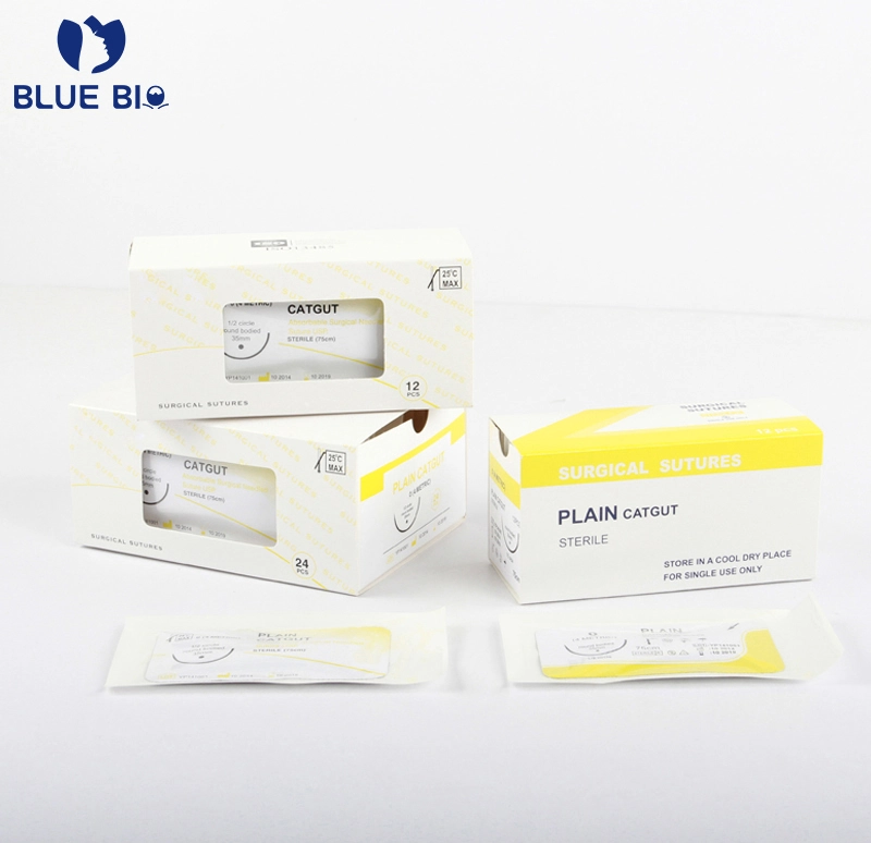 Medical Disposable Surgical Polyglactin 910 /Vicryl / PGA / PDO / silk / nylon / Chromic catgut Polypropylene Surgical Suture
