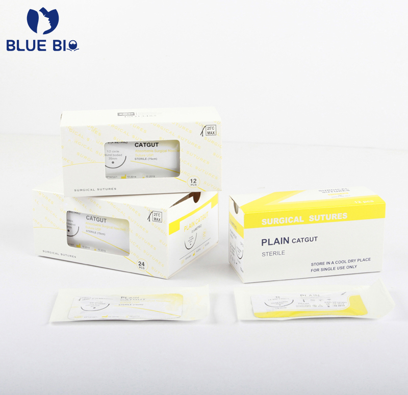 Medical Disposable Surgical Polyglactin 910 /Vicryl / PGA / PDO / silk / nylon / Chromic catgut Polypropylene Surgical Suture