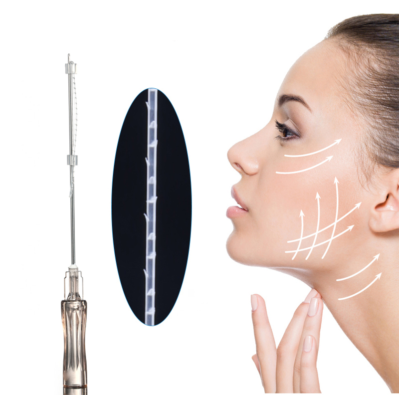 Pcl Thread 360 ° Cog Sharp Blunt Cannula V Line Face Shaping Lifting Pcl Threads For Face Nose Eye Body Lifting Thread