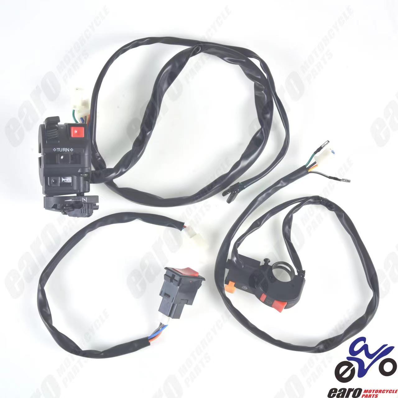 CONJUNTO MANDO IZQ Y DER  ITALIKA ATV250 F04040143 F04040141
