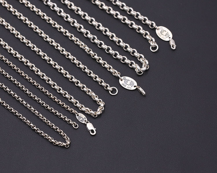 Chain Necklaces 925 Sterling Silver 3 4 5 mm Width Links 45 50 55 60 65 70 75 80 cm Gothic Punk Handmade Designer Chains Fine Jewelry Accessories Gifts for Men Women