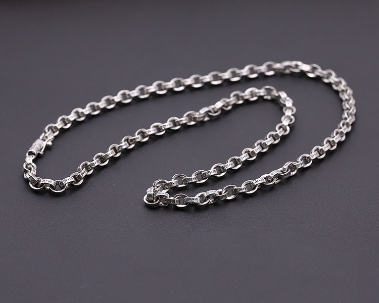 Paper Chains Necklaces 925 Sterling Silver 4 5 mm Width Links 45 50 55 60 65 70 75 80 cm Gothic Punk Handmade Designer Chain Fine Jewelry Accessories Gifts for Men Women