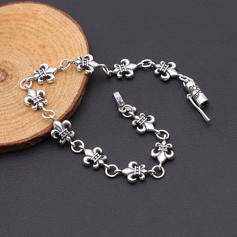 Chain Bracelets 925 Sterling Silver 17 19 20 21 cm Anchors Antique Vintage Links Handmade Chains Lobster Clasps Fashion Jewelry Accessories Gifts For Women