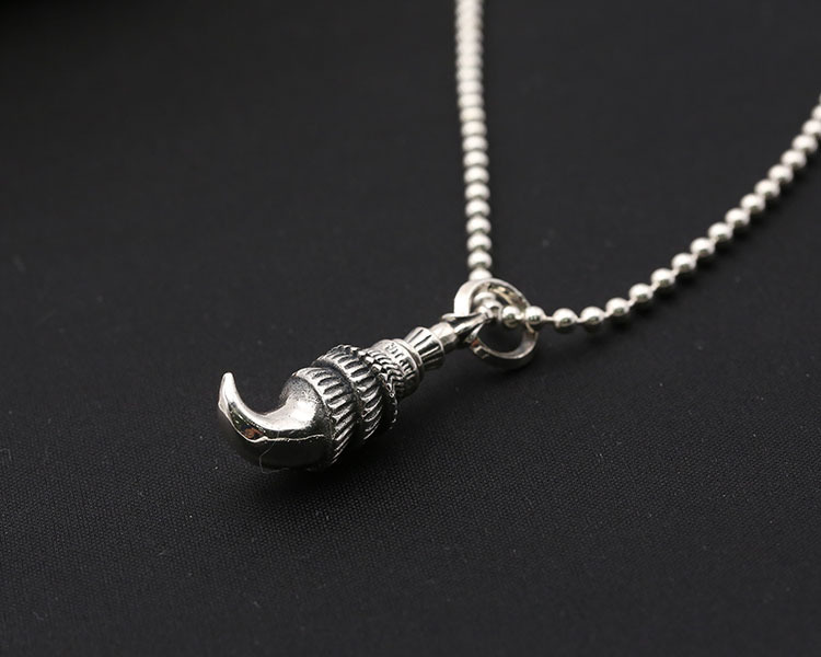 925 sterling silver handmade vintage jewelry necklace pendant without chain American European antique silver designer eagle claw pendants for men and women
