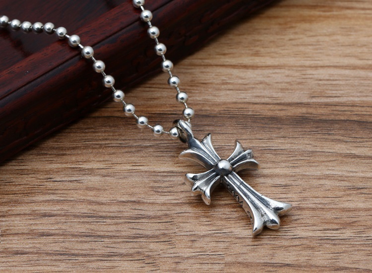 Cross Pendant Necklaces 925 Sterling Silver Ball chain Vintage Gothic Punk Hip-hop fashion Timeless Jewelry Accessories Gifts For Men Women 50 55 60 65 cm