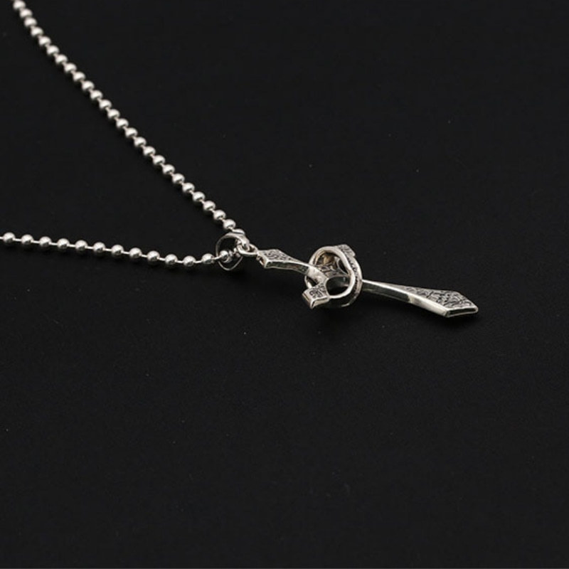 925 sterling silver handmade vintage jewelry necklace pendant without chain American European antique silver designer cross pendants for men and women