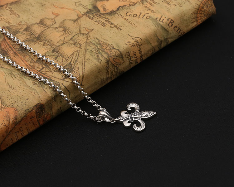 925 sterling silver handmade vintage jewelry necklace pendant without chain American European antique silver designer anchor pendants for men and women