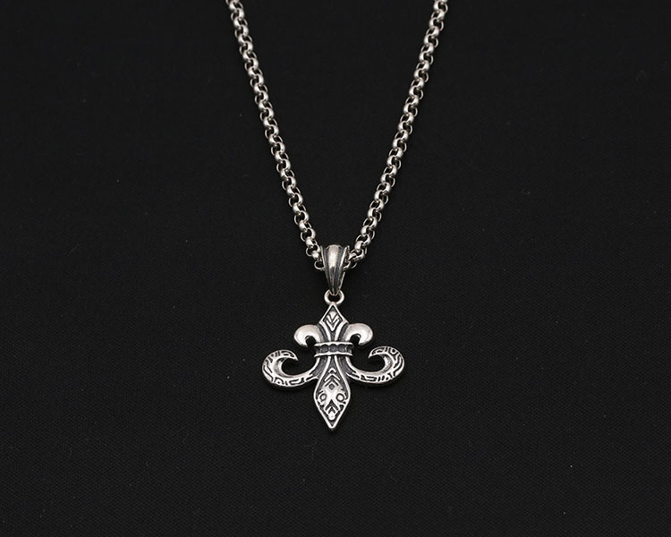 925 sterling silver handmade vintage jewelry necklace pendant without chain American European antique silver designer anchor pendants for men and women