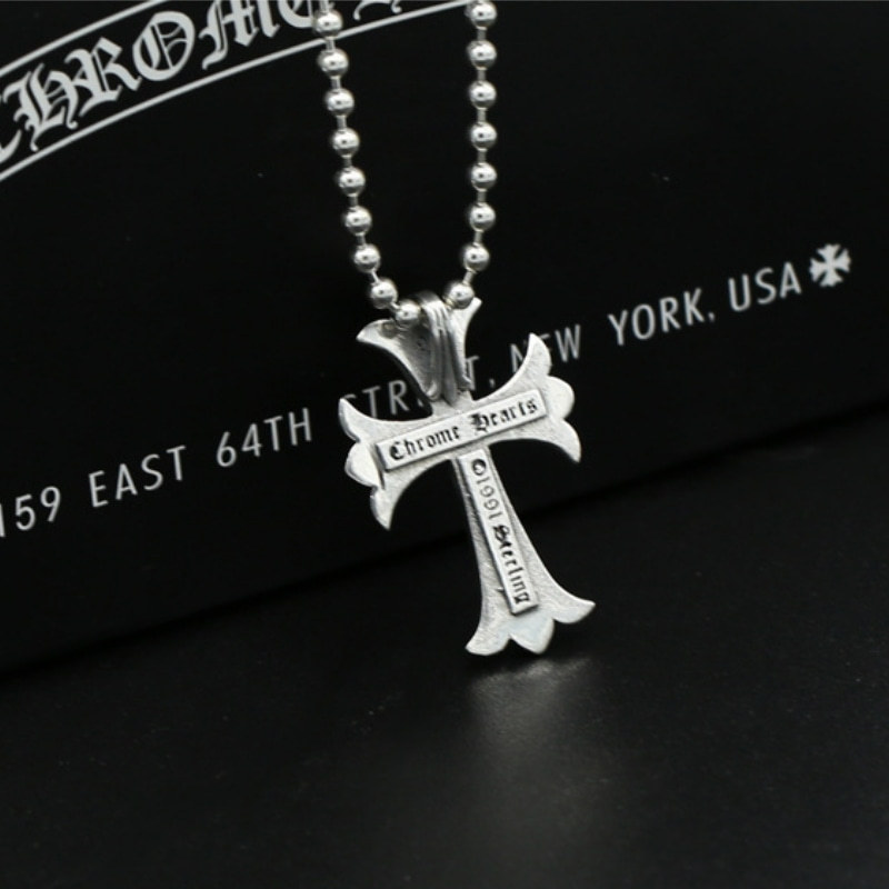 925 sterling silver handmade vintage jewelry necklace pendant without chain American European antique silver designer cross pendants for men and women